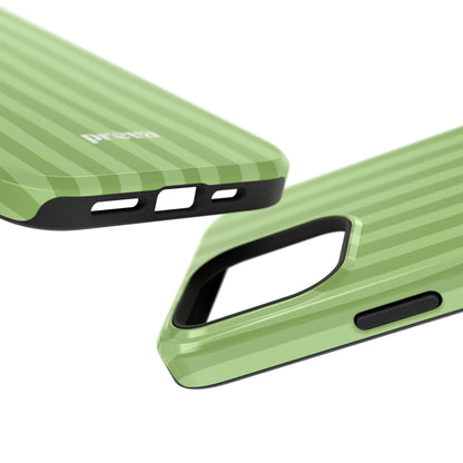 Light Green Stripes Phone Case
