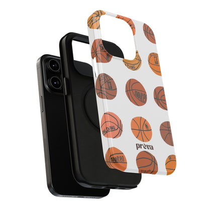 White Basketball Phone Case