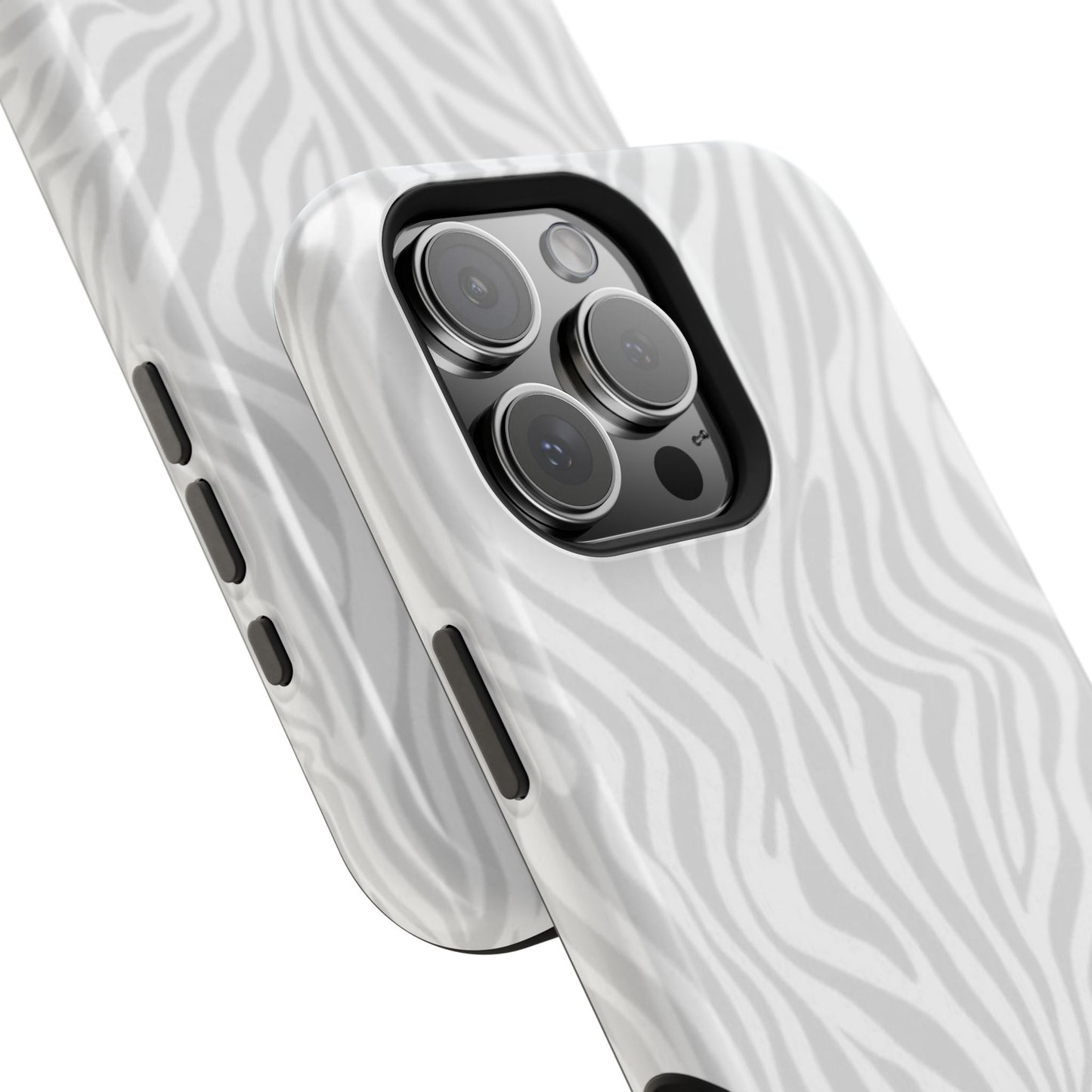 Zebra White Wave Phone Case