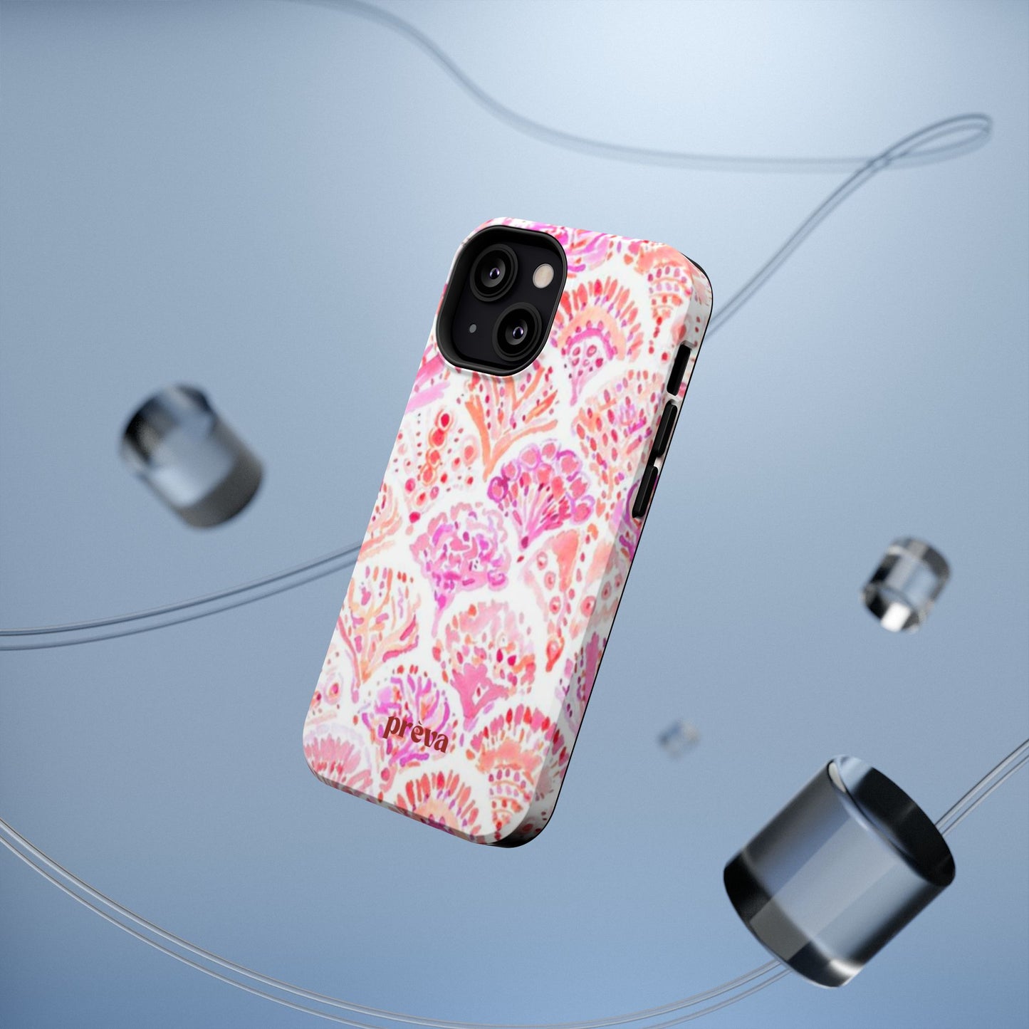 Pink Shell Watercolor Phone Case