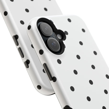 B&W polka dots Phone Case