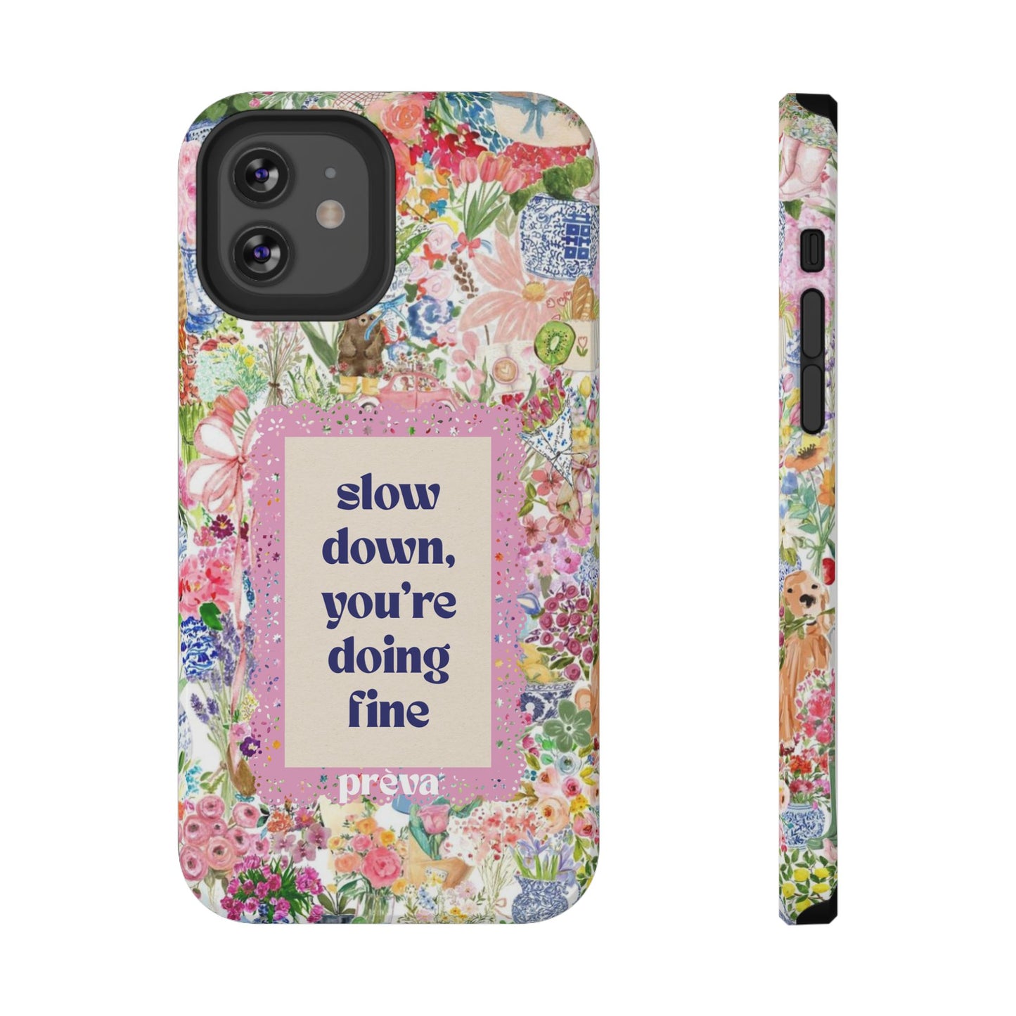 Slow Down Flowers x notsoken Phone Case