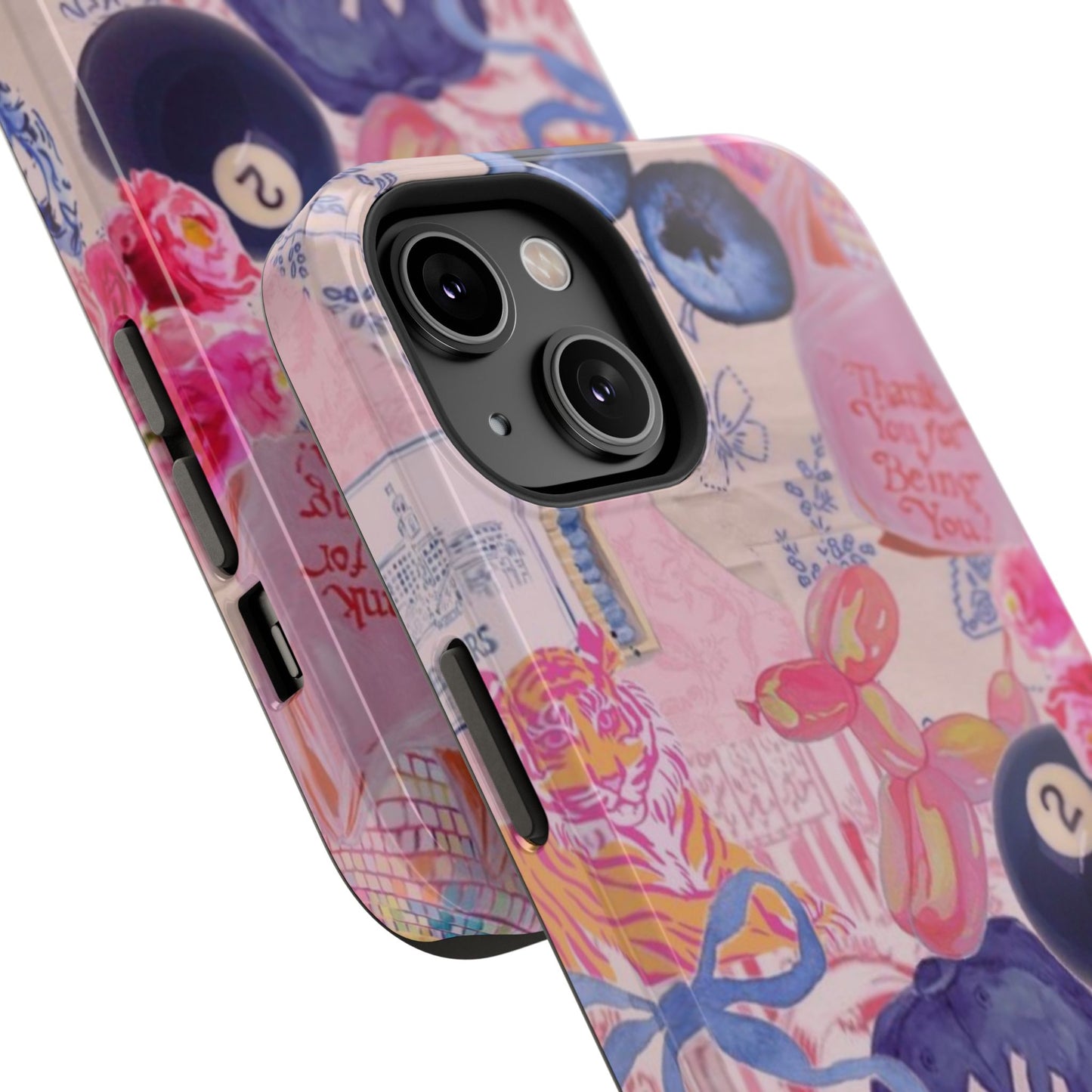 Retro 8 Ball Collage Phone Case