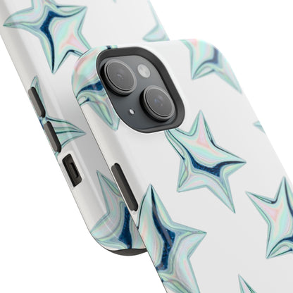 White Starburst Phone Case