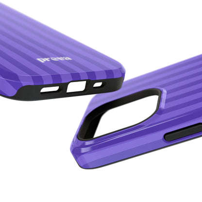 Dark Purple Stripes Phone Case