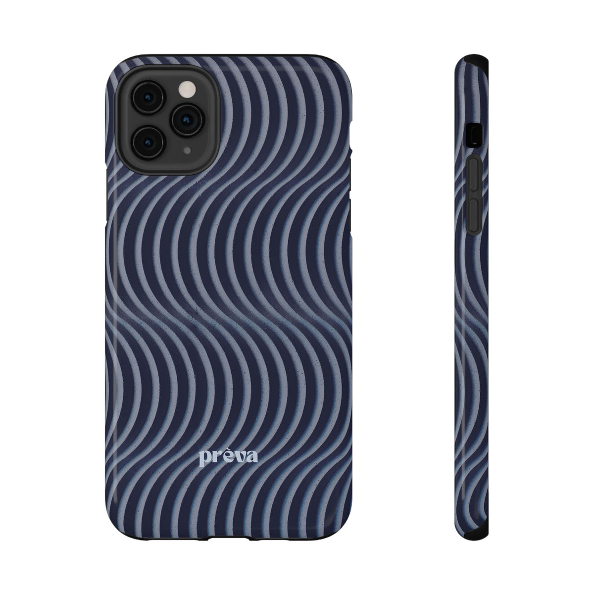 Wavy Navy Phone Case