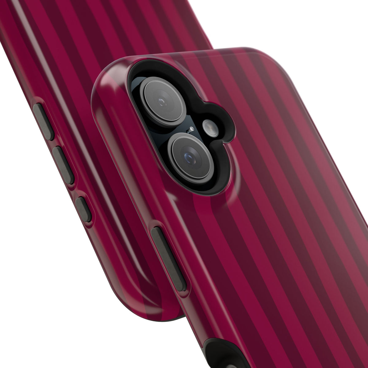 Burgandy Stripes x Ava Dudderar Phone Case