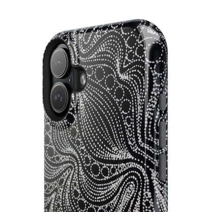 Abstract Midnight Lace Phone Case