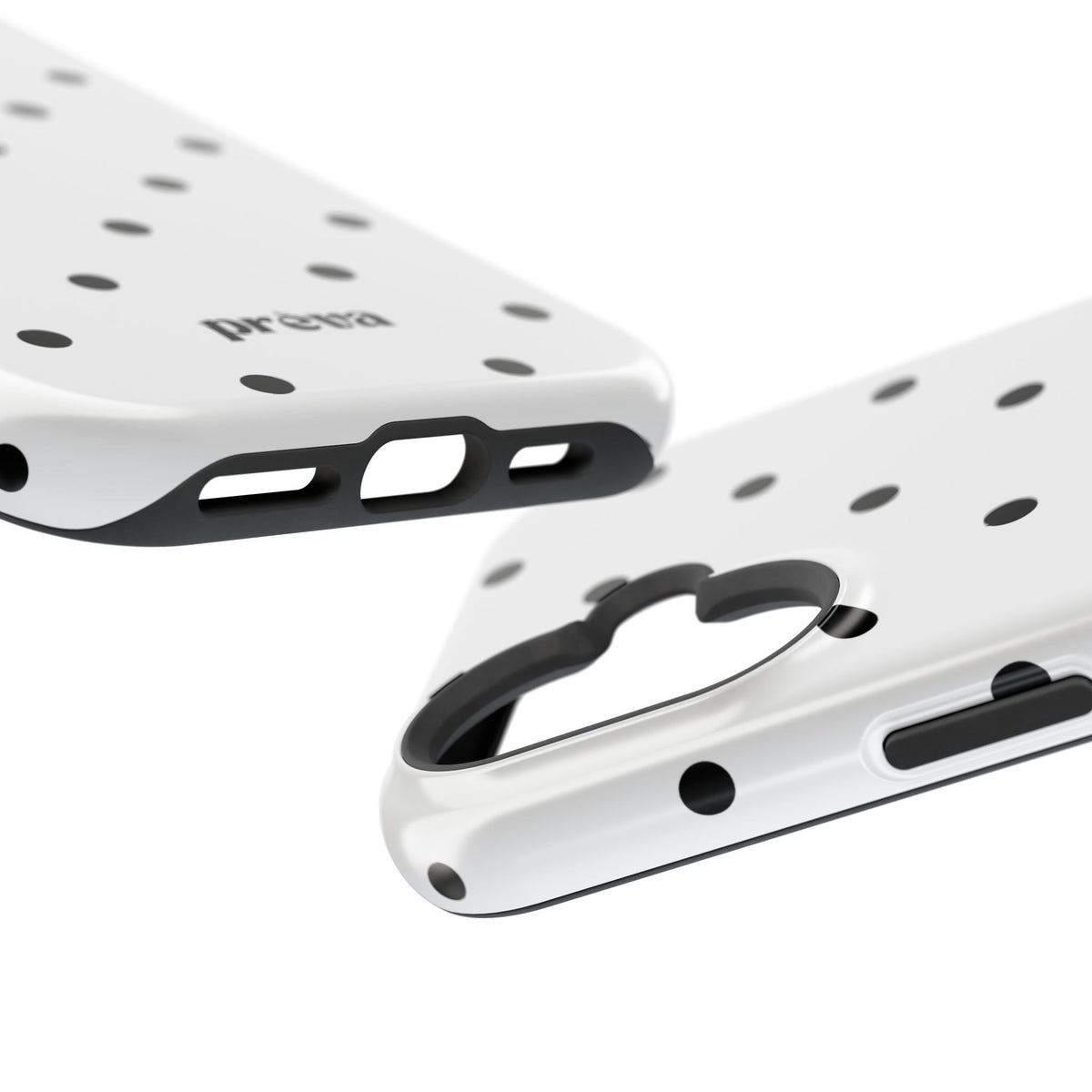 B&W polka dots Phone Case