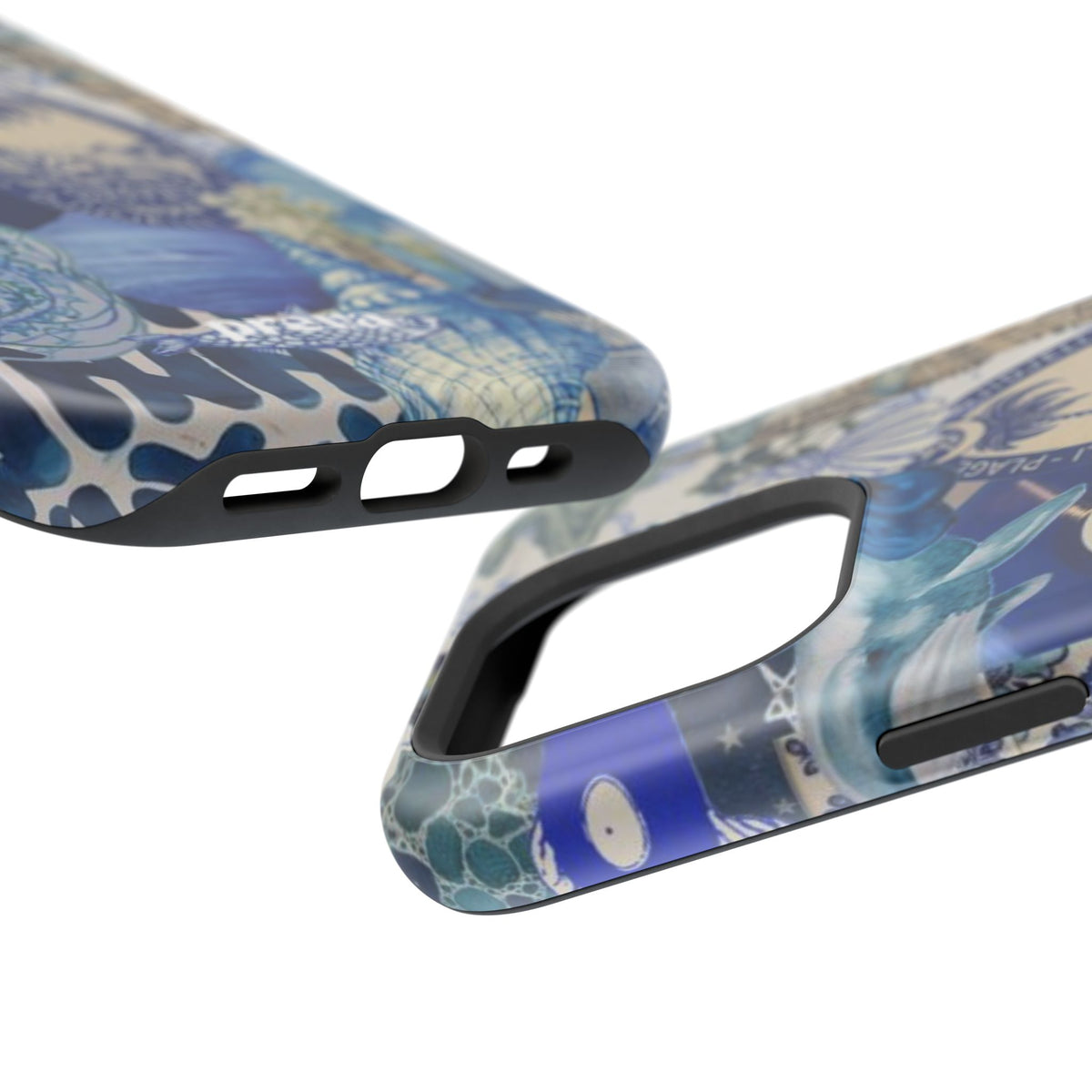 Blue Night Collage Phone Case