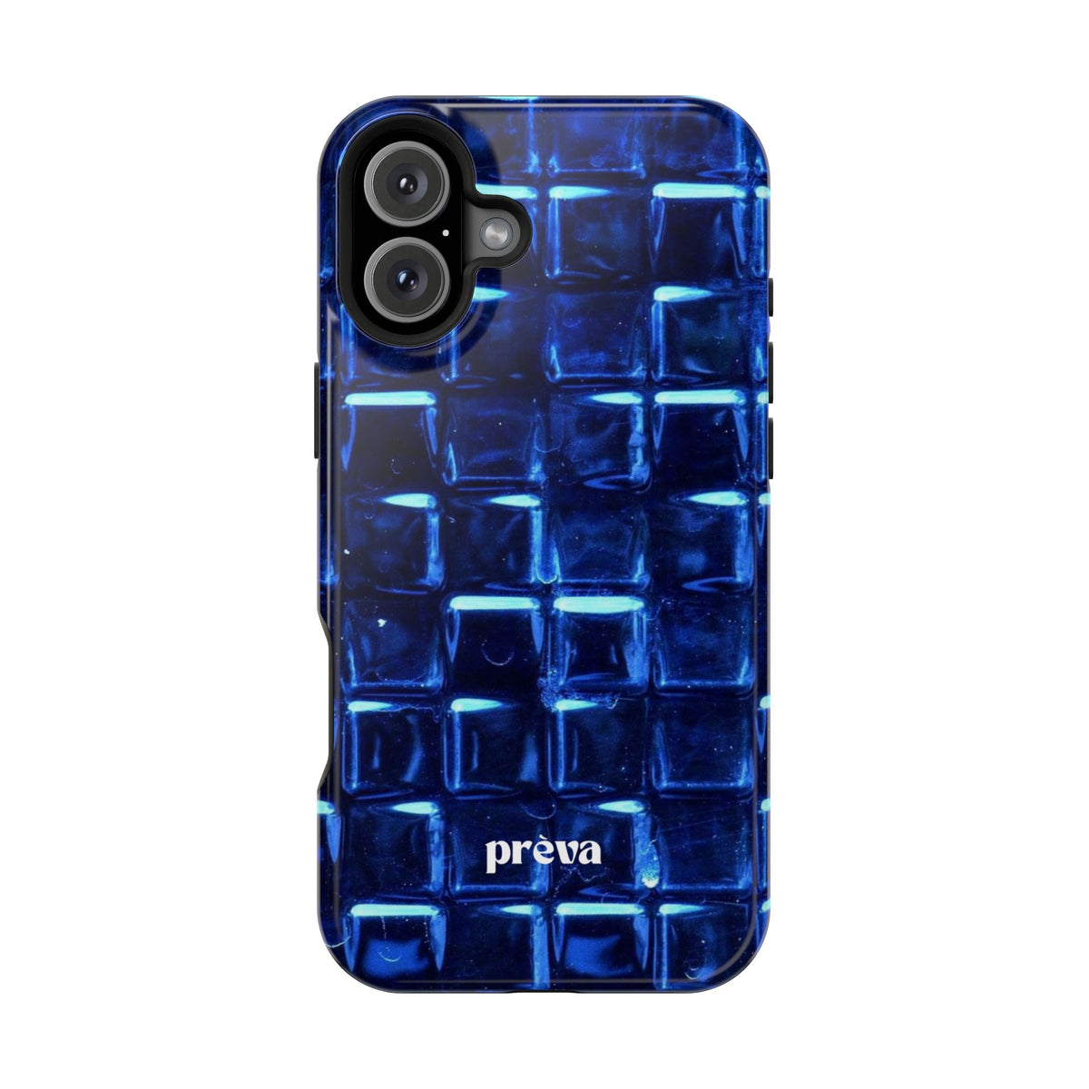 Blue Glass Tile Impact-Resistant Phone Case
