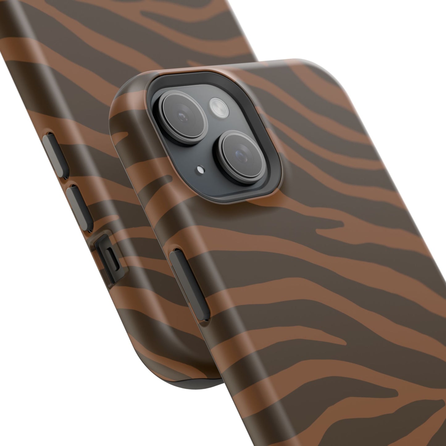 Brown Tiger Stripe Phone Case