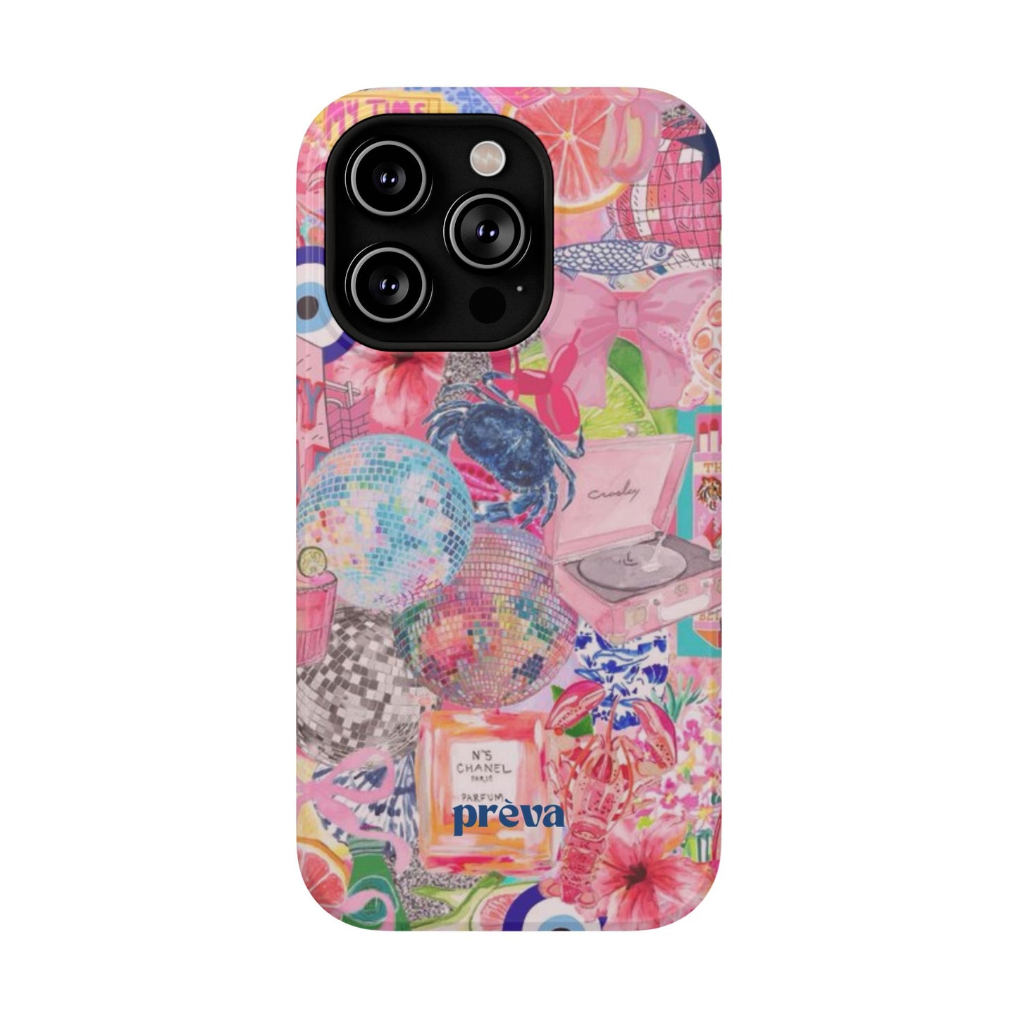 Floral & Pink Collage Phone Case