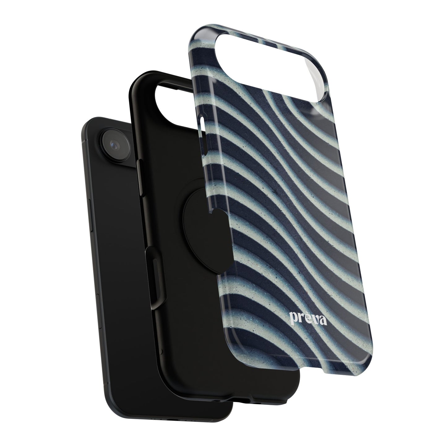 Navy Waves Phone Case