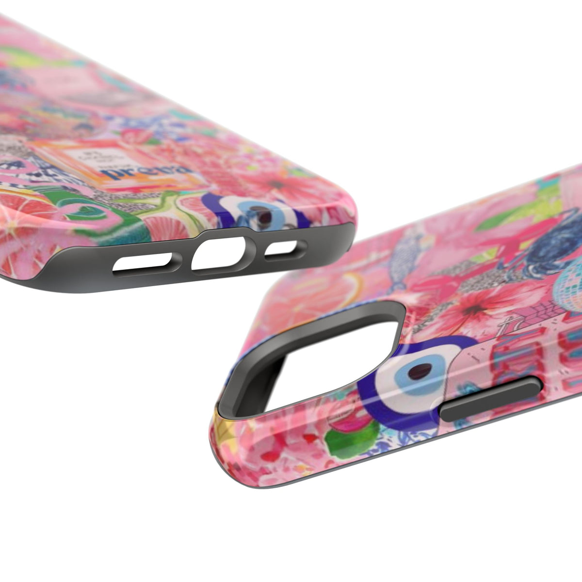 Floral & Pink Collage Phone Case