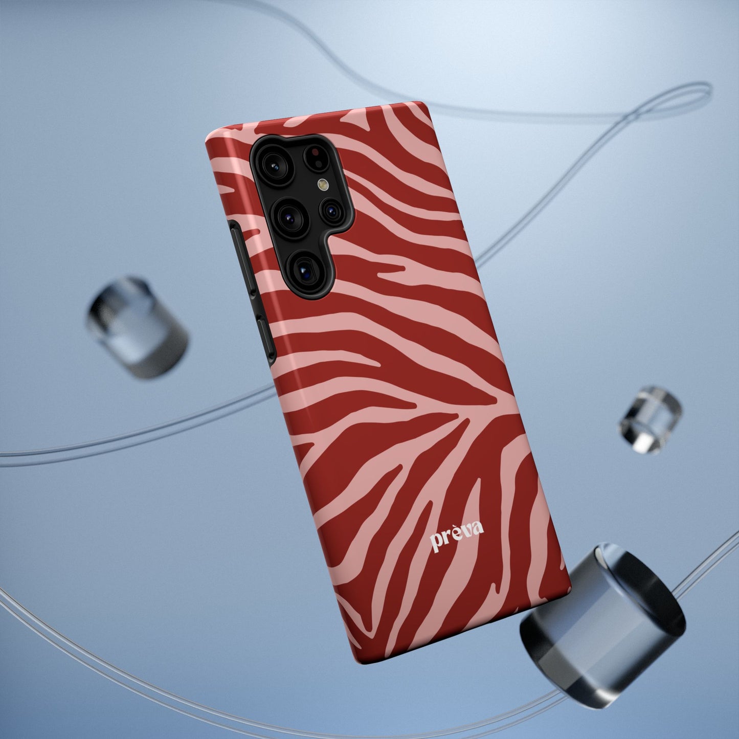 Red Zebra Phone Case
