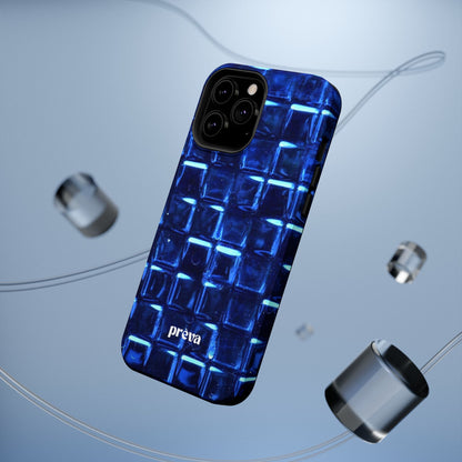 Blue Glass Tile Impact-Resistant Phone Case