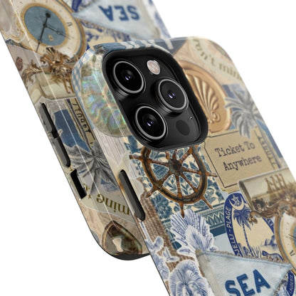 Neutral Travel Collage Phone Case