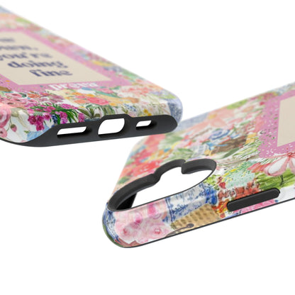 Slow Down Flowers x notsoken Phone Case