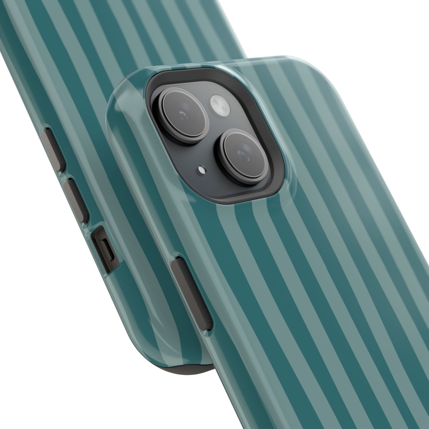 Striped Teal Phone Case
