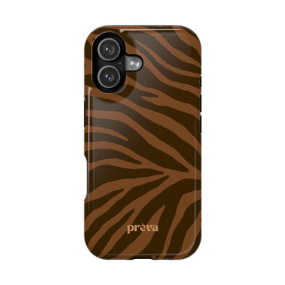 Brown Tiger Stripe Phone Case