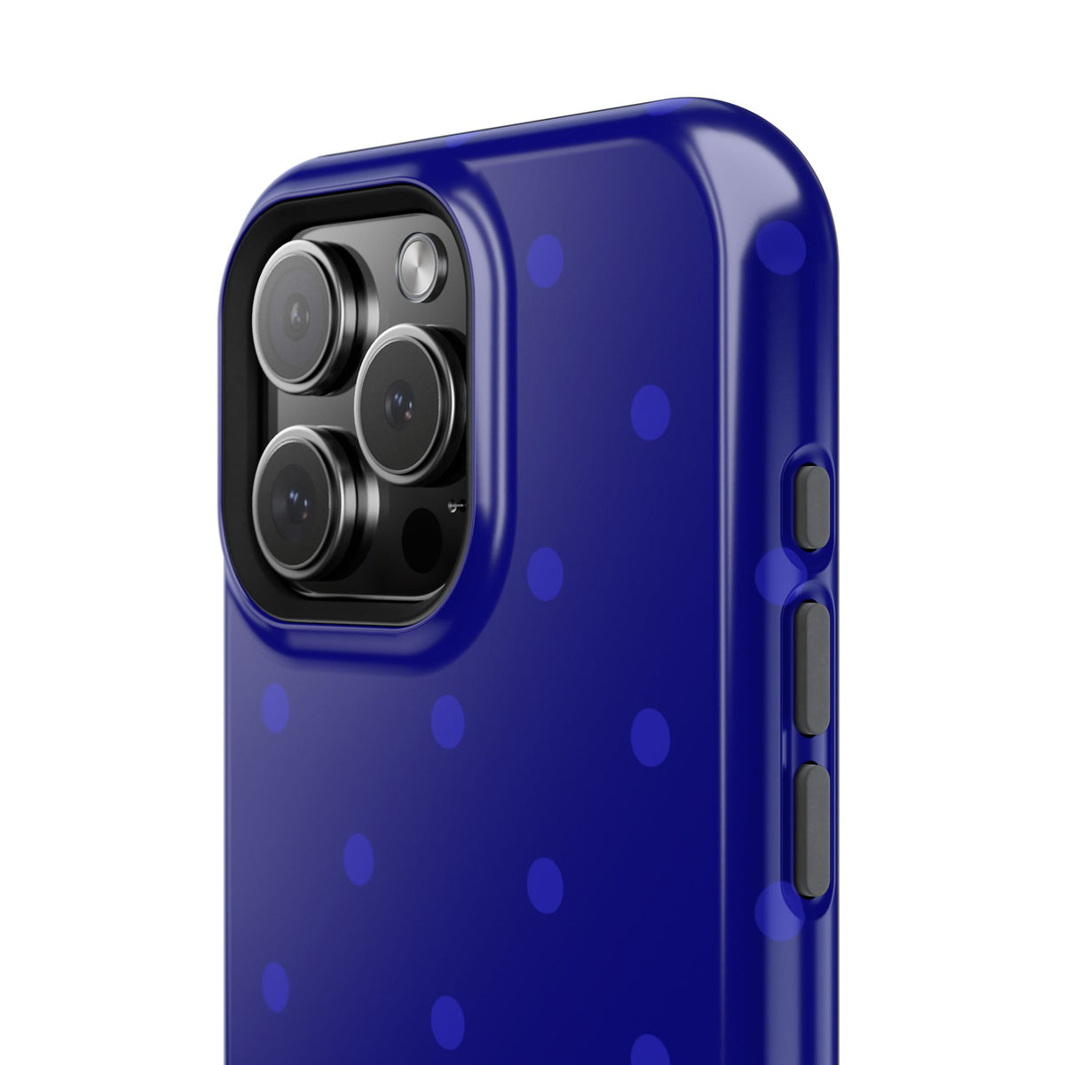 Dark Blue Polka Dots Phone Case