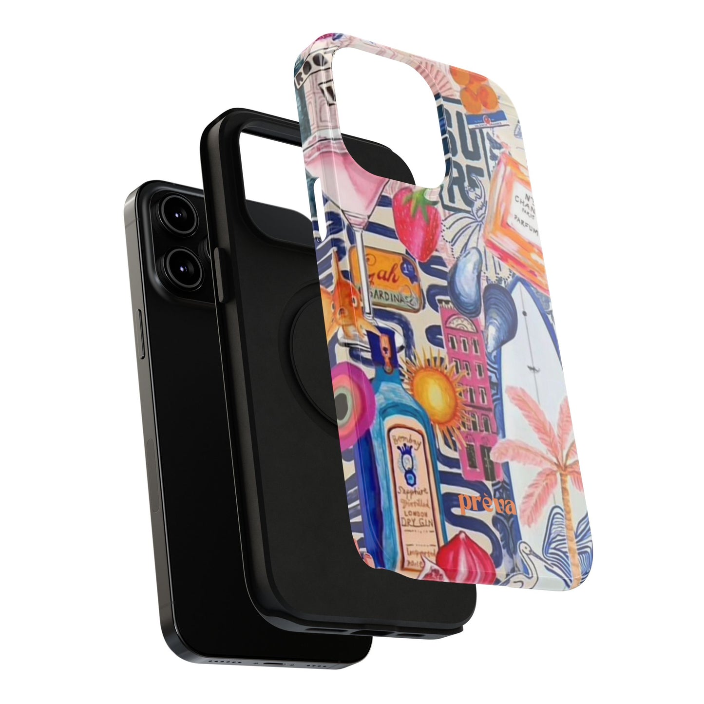 Tropical Beach Collage Phone Case