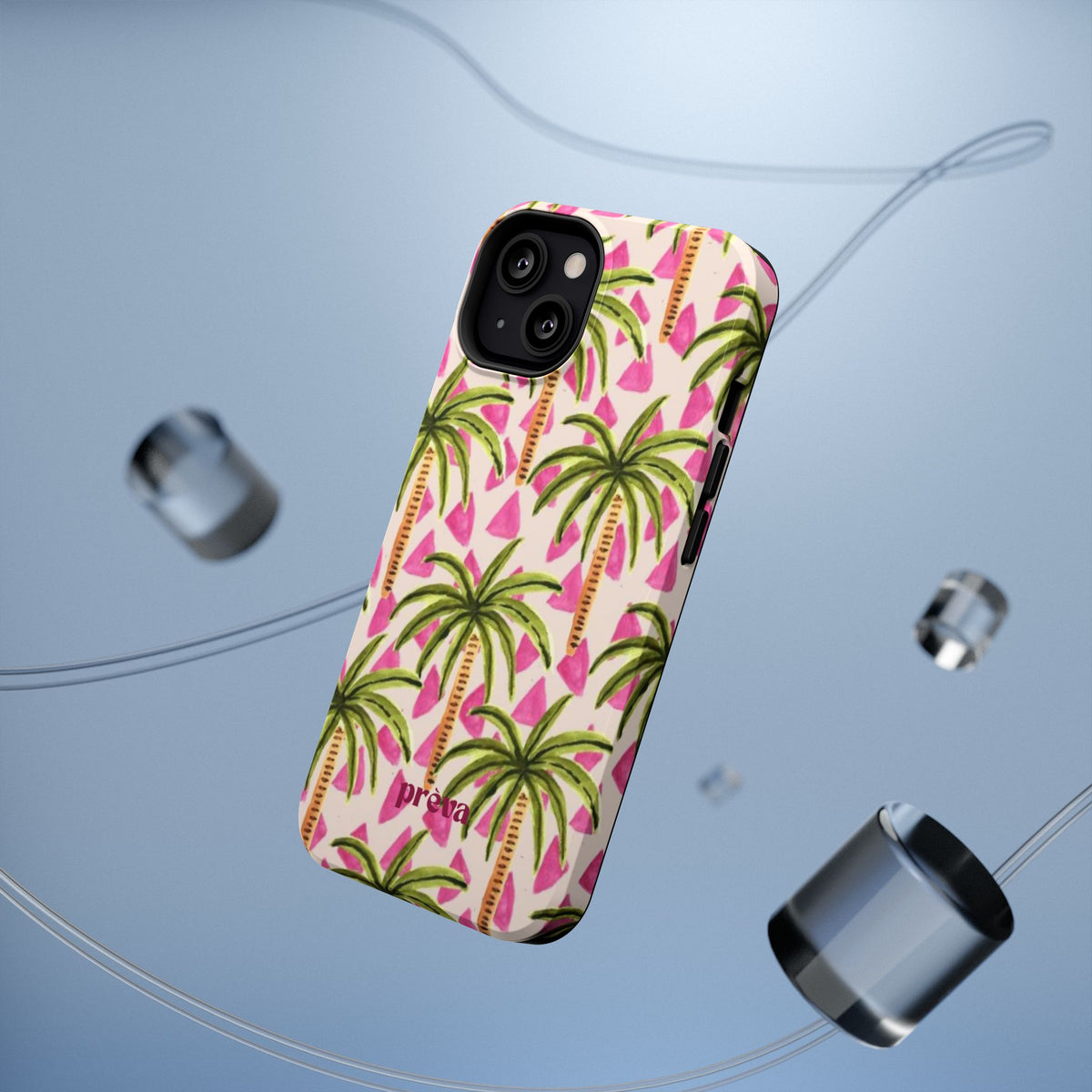 Phone Case — Pink Palm Tree Impact-Resistant Protector