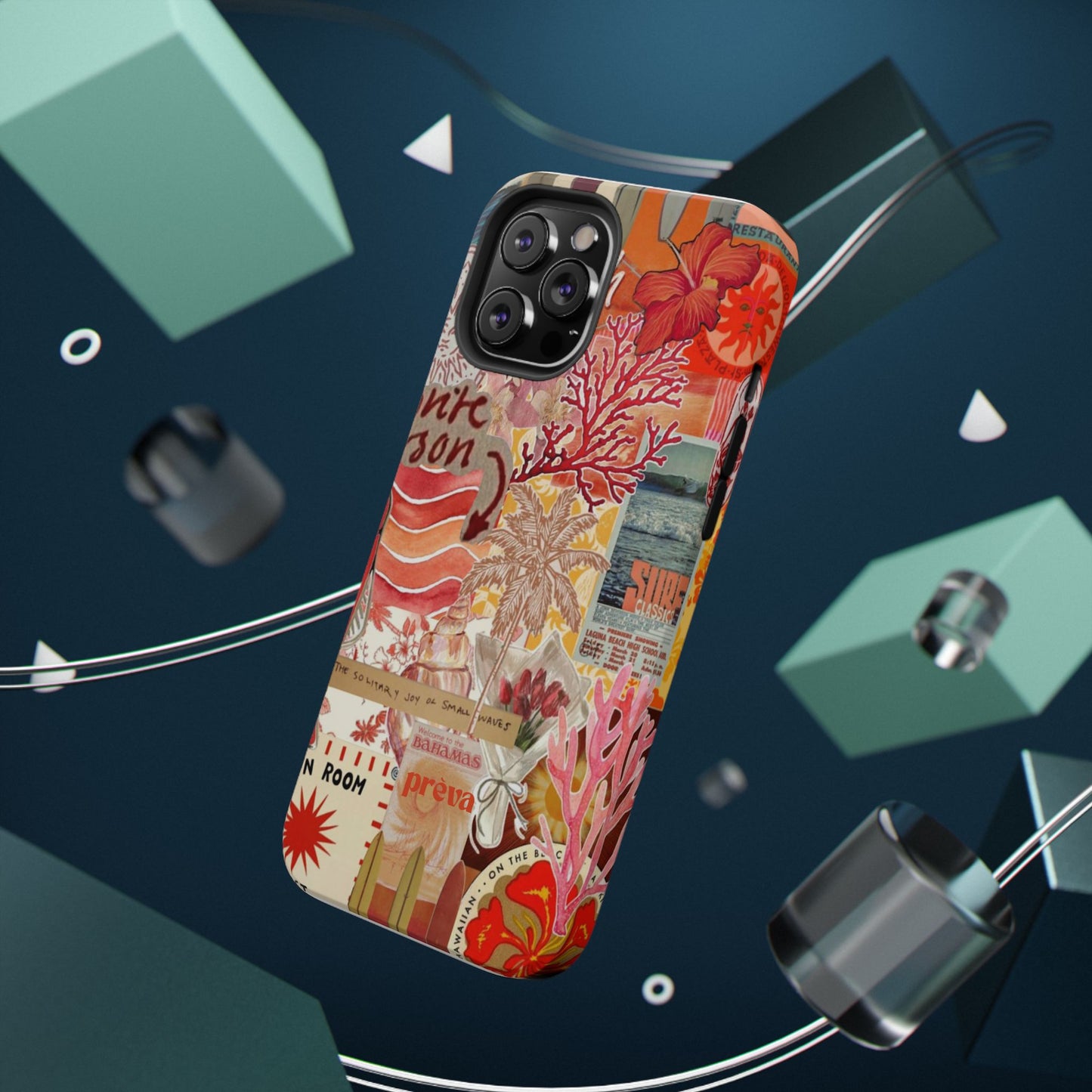 Vintage Floral Collage Phone Case