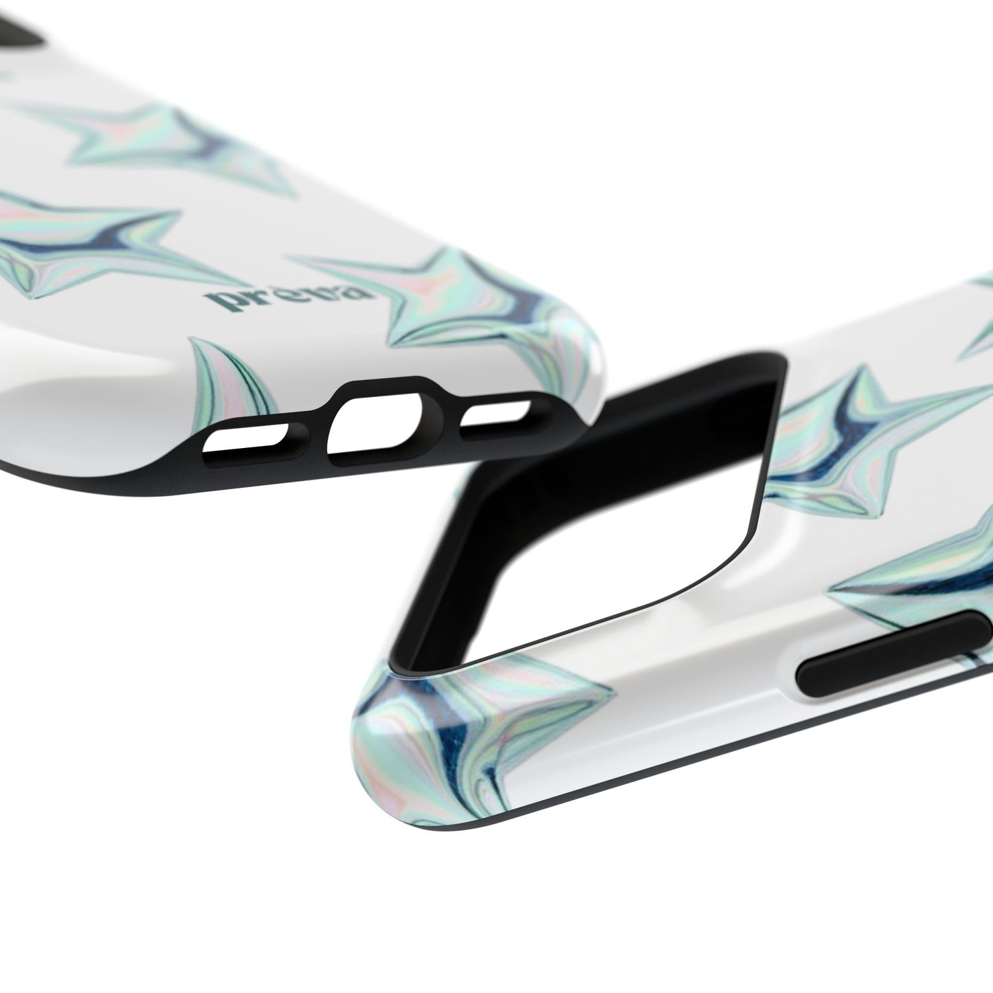 White Starburst Phone Case