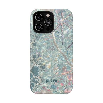 Marbled Seafoam Impact-Resistant Phone Case