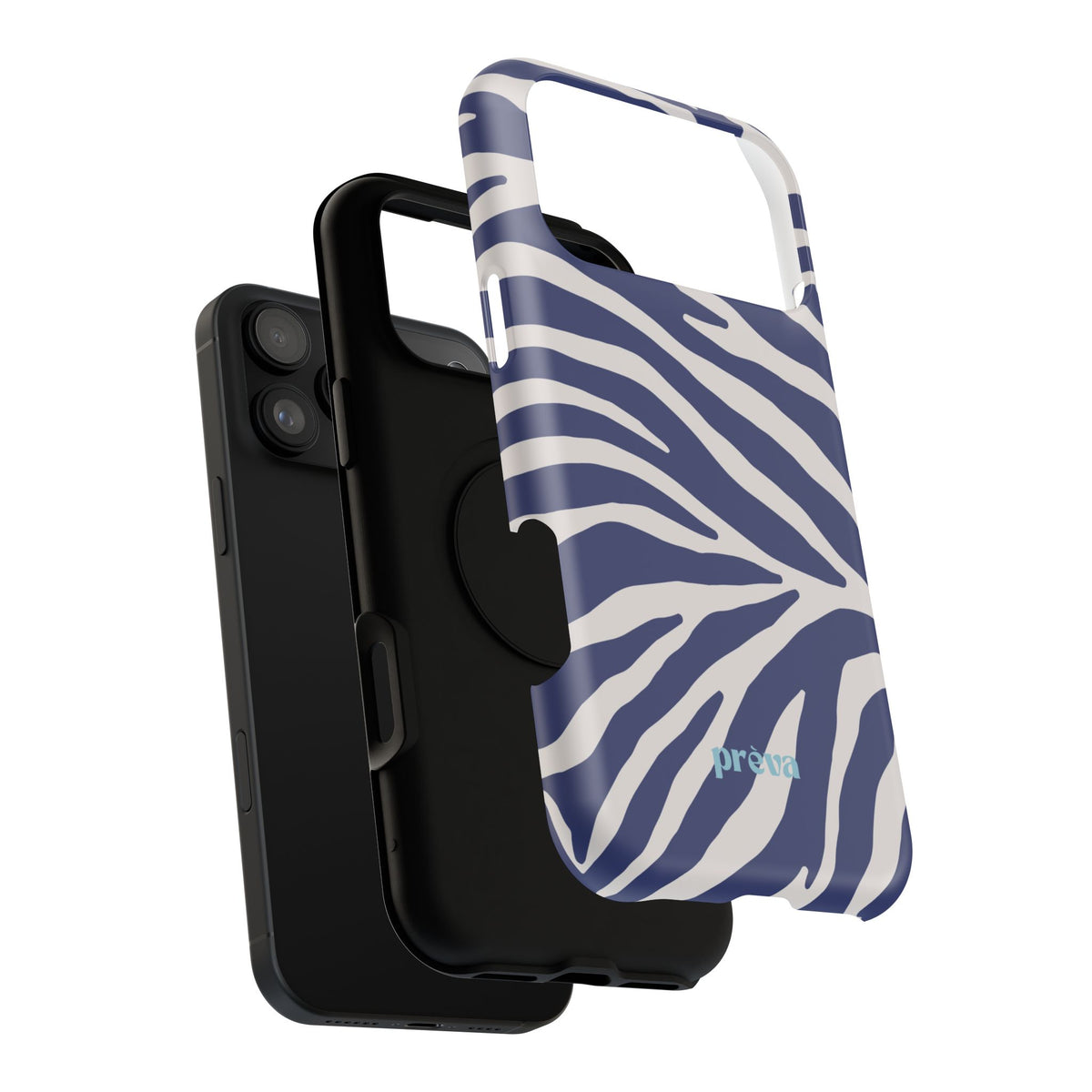 Blue Zebra Phone Case