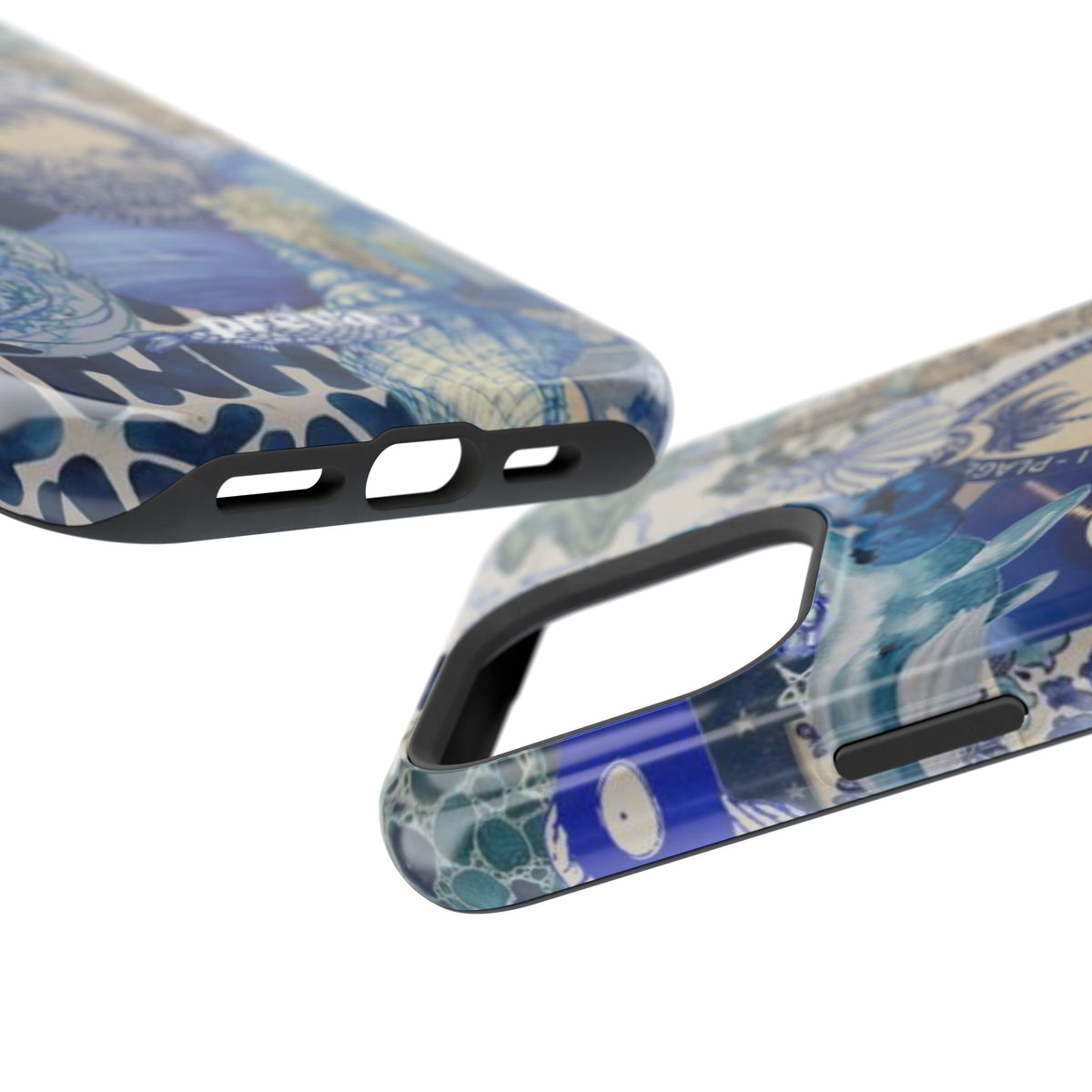Blue Night Collage Phone Case