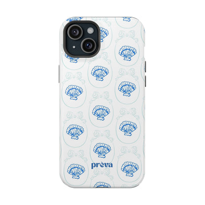 Fancy Teal Shell Phone Case