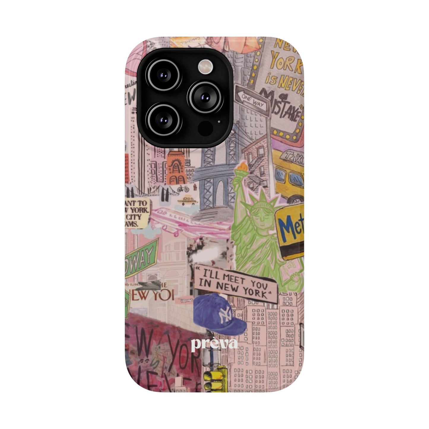 New York Collage Phone Case
