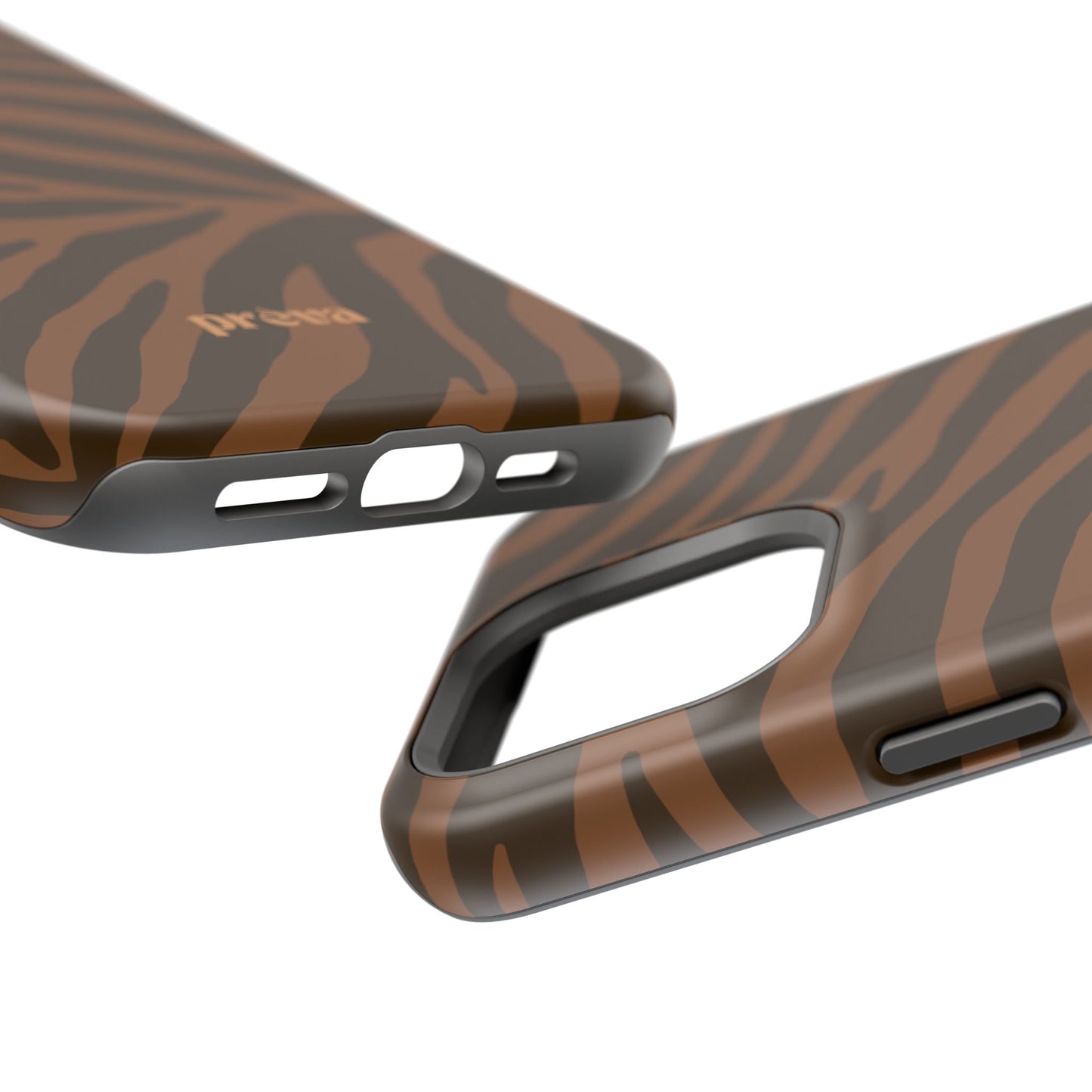 Brown Tiger Stripe Phone Case