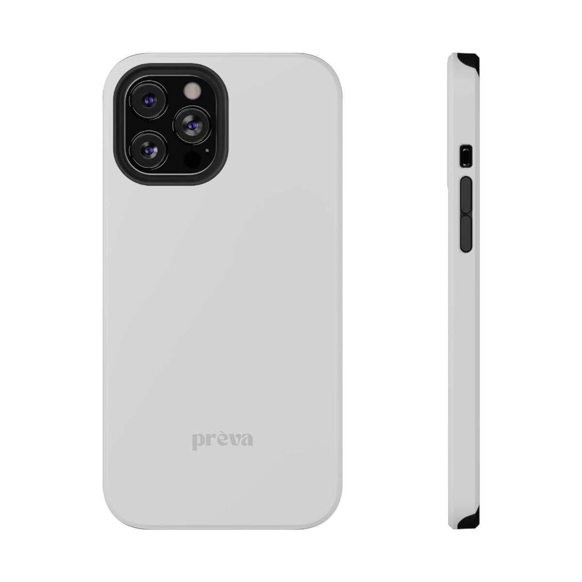 White & Grey Phone Case