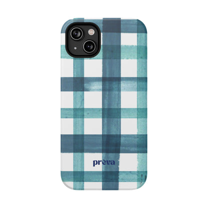 Teal Plaid Phone Case