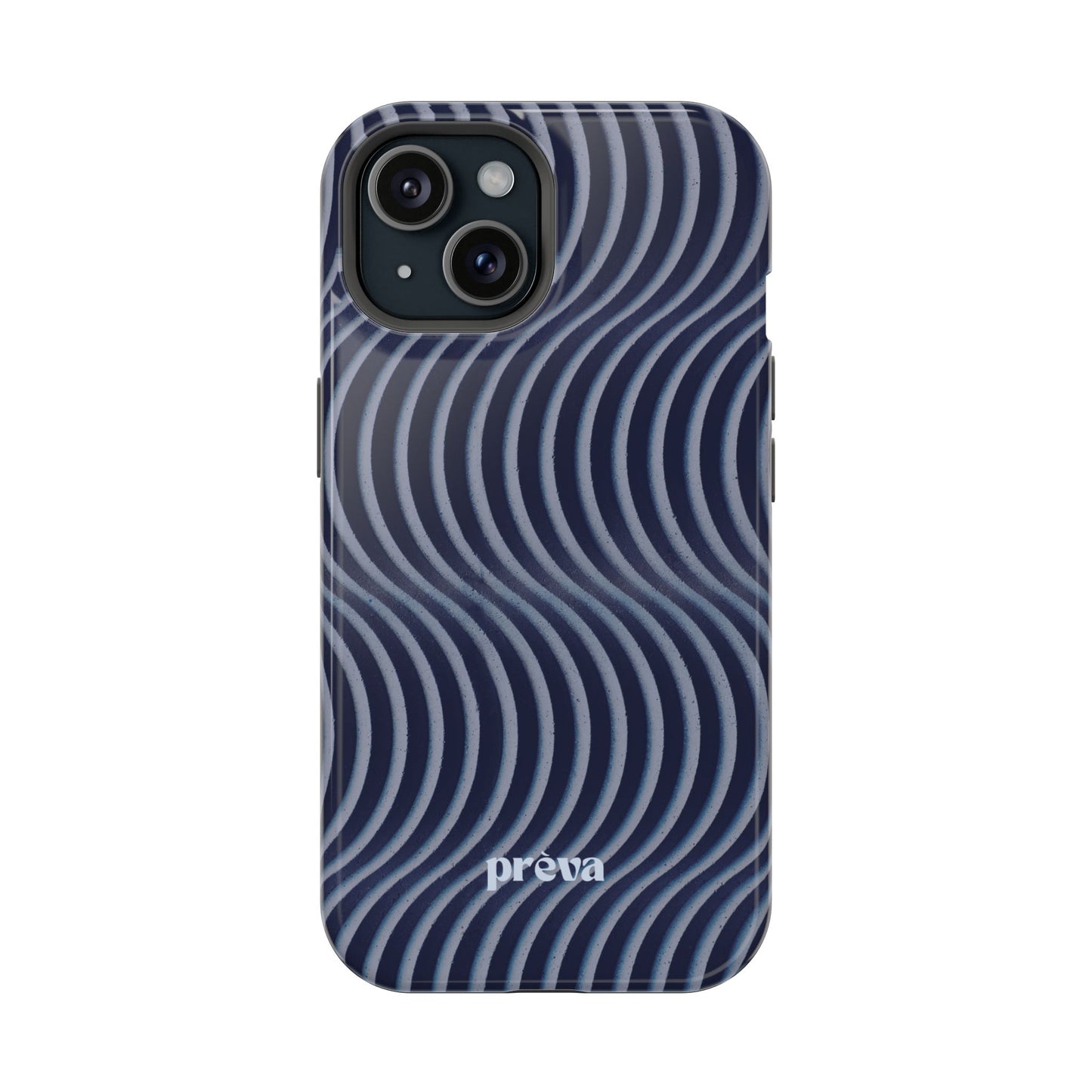 Wavy Navy Phone Case