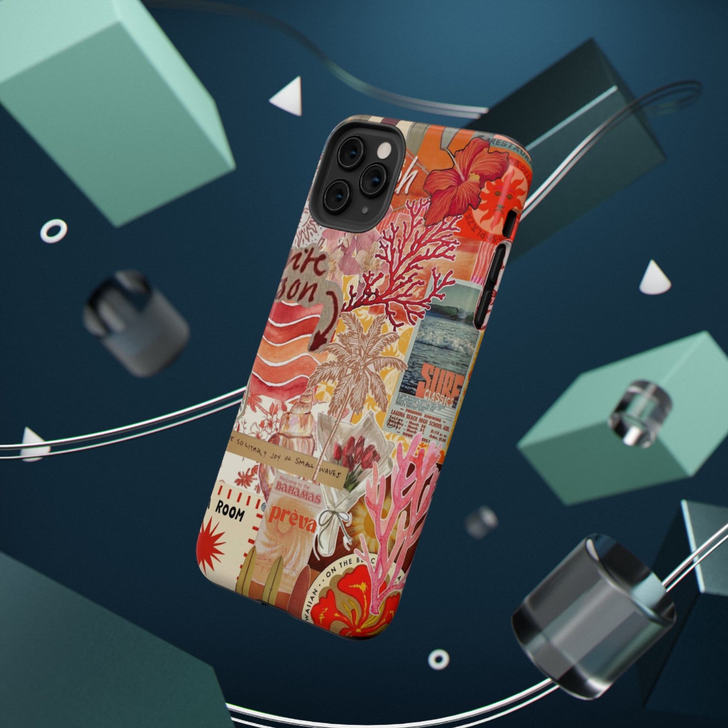 Vintage Floral Collage Phone Case