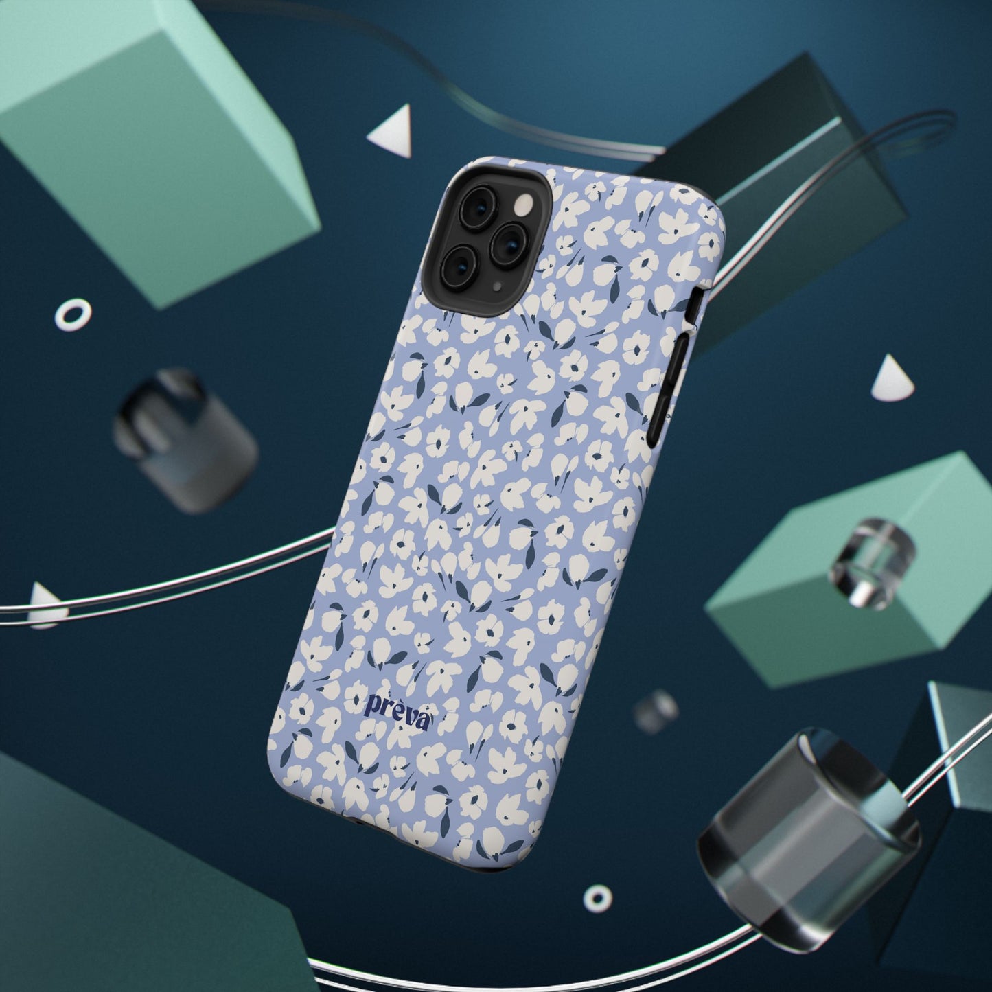 Petals On Blue Phone Case