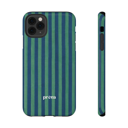 Green & Blue Stripes Phone Case