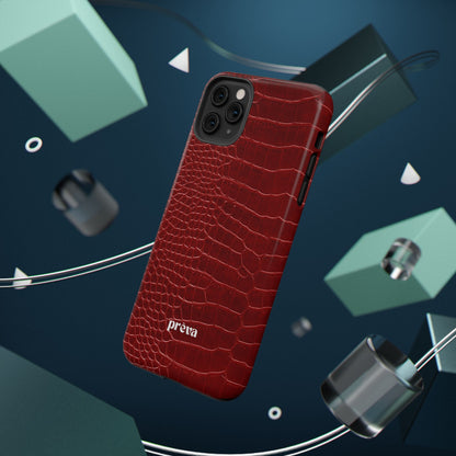 Red Croc Phone Case