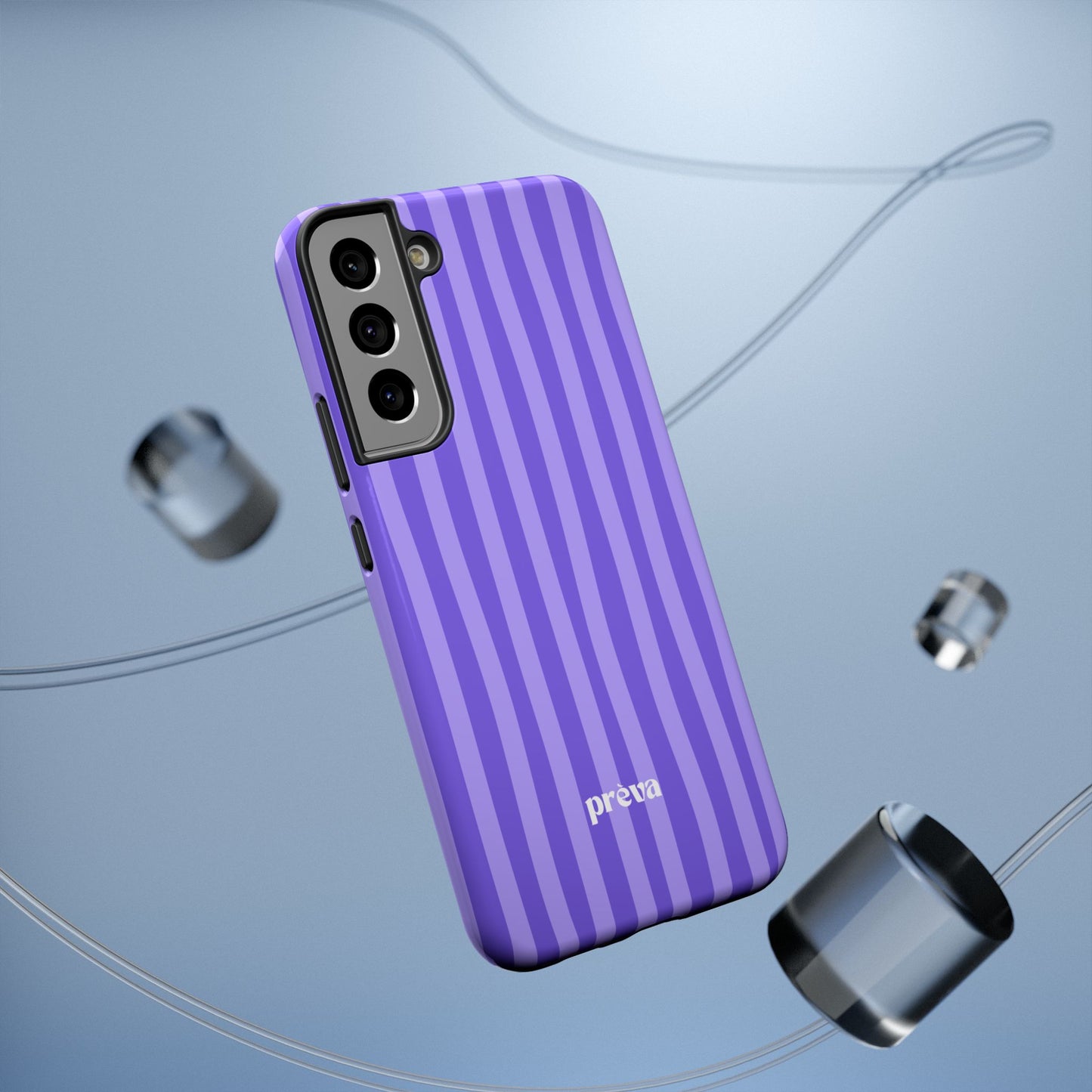 Lavender Stripes Phone Case