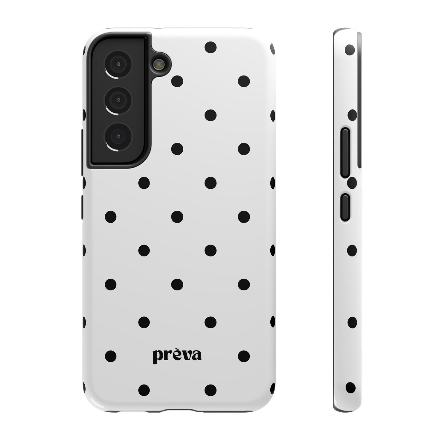 B&W polka dots Phone Case