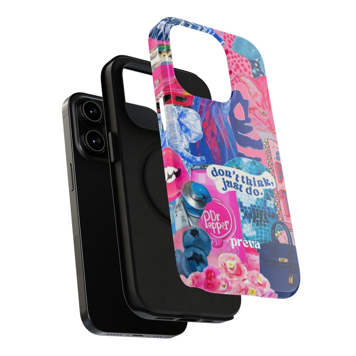 Vibrant Galaxy Collage Phone Case