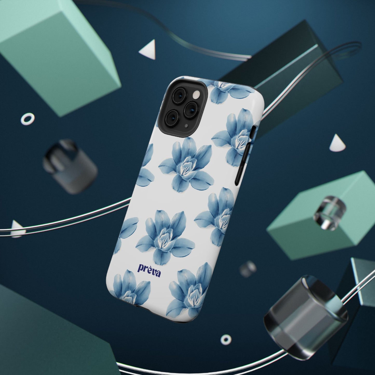 Blue Flowers Phone Case