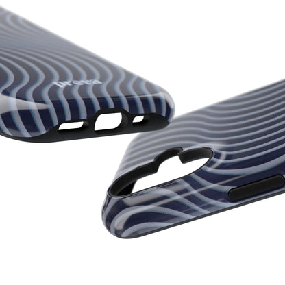 Wavy Navy Phone Case