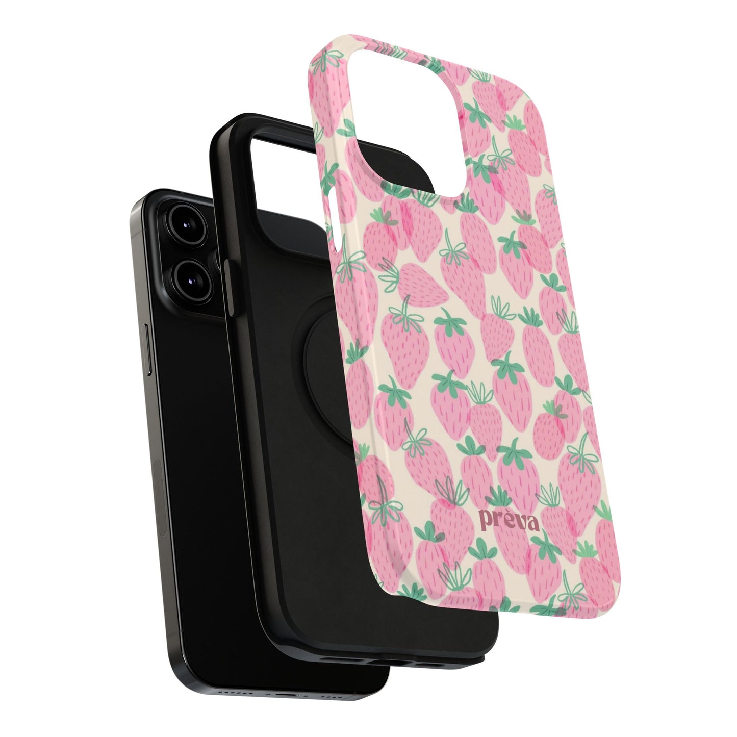 Pink Strawberry Phone Case