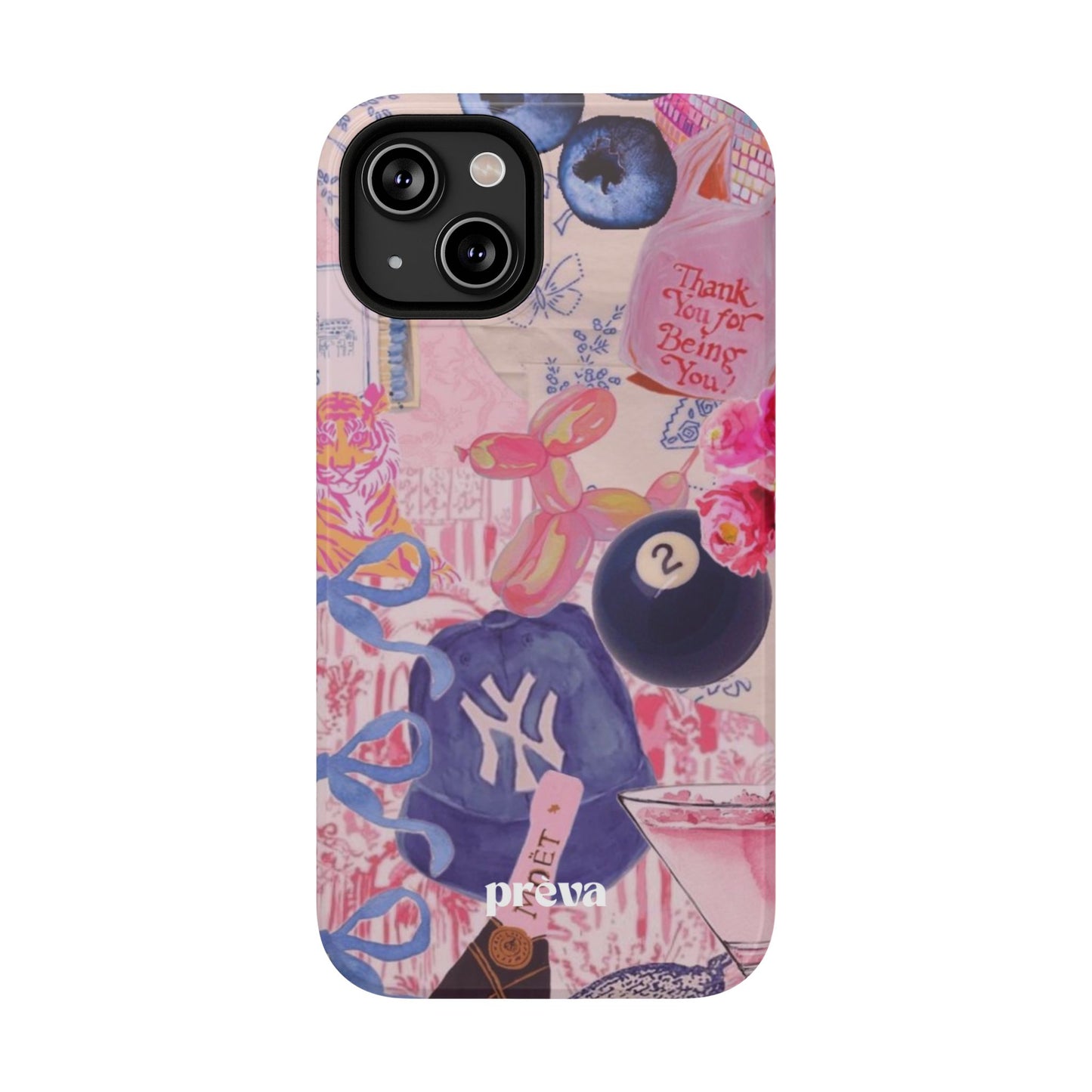 Retro 8 Ball Collage Phone Case